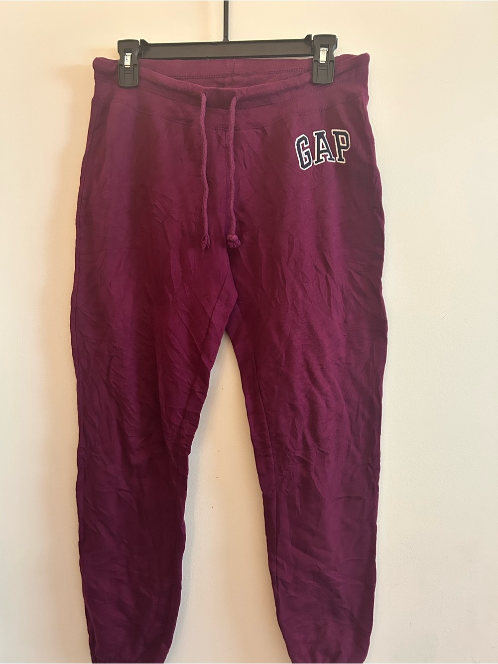GAP Kids Burgundy Drawstring Joggers